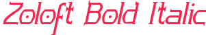 Zoloft Bold Italic